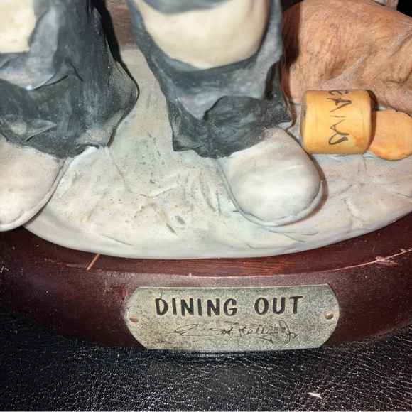 Emmet Kelly Jr “Dining Out” with Dog - Multicolor Limited Edition - Picture 4 of 6
